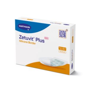 ZETUVIT Plus Silicone Border 16x26 cm